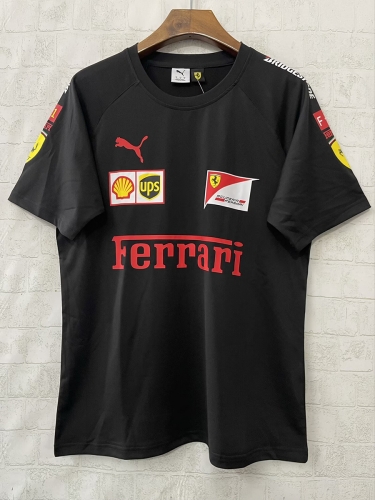 2025 26 Ferrari black F1 shirt S-3XL